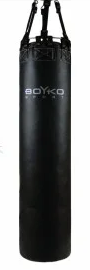 Мішок боксерський Boyko Sport Sport циліндричний ПВХ 180х40 cm на 6 ременях з обертовим диском - изображение 4
