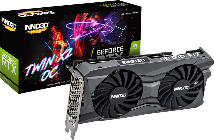 S*1様 INNO3D GeForce RTX3070 8GB TWIN X2 INNO3D INNO3D GEFORCE RTX 3070 TWIN X2 OC LHR GEFORCE RTX