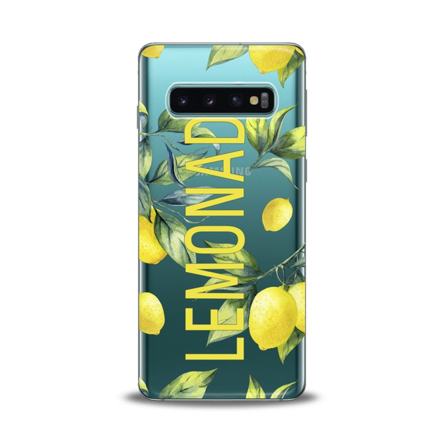 Чехол силиконовый для Samsung (Свежий лимон) Galaxy S9 самсунг галакси ...