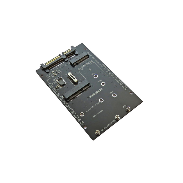 Адаптер переходник mSATA SSD + M.2 NGFF SATA SSD в SATA