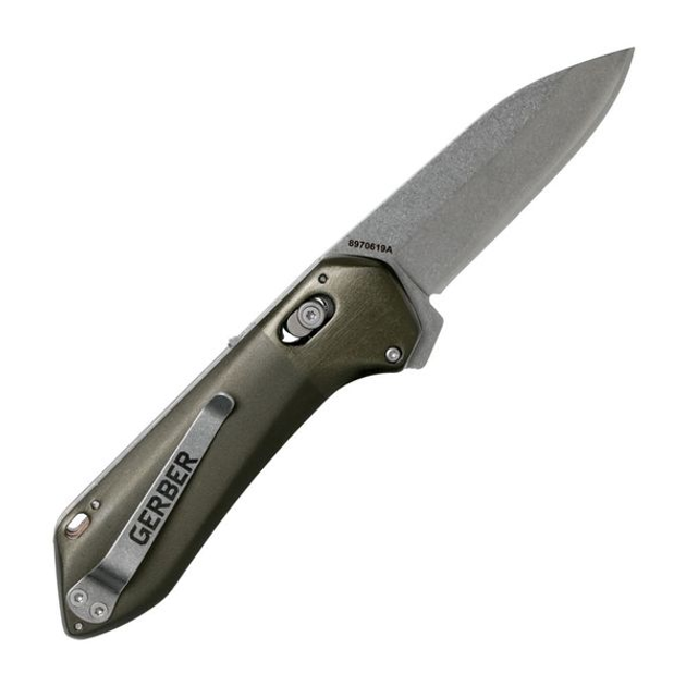 Нож складной карманный Gerber Highbrow Green 30-001686 (Pivot Lock, 71/175 мм) - изображение 2