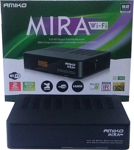 Спутниковый ресивер Amiko Mira WiFi - Фото 1 Спутниковый ресивер Amiko Mira WiFi - изображение 1