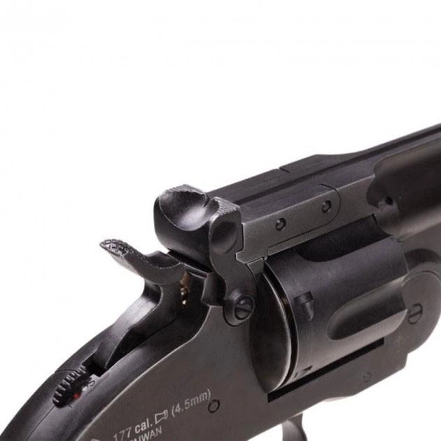 Пневматичний Револьвер ASG Schofield Pellets 6" Корпус - метал - зображення 3