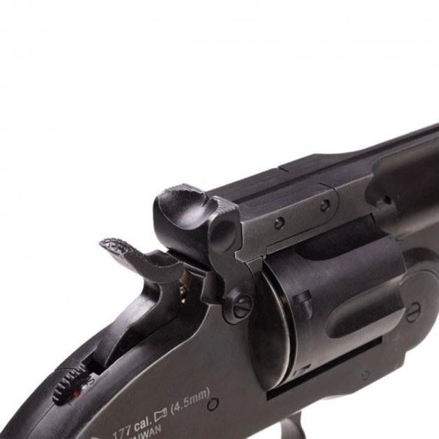 Пневматичний Револьвер ASG Schofield Pellets 6" Корпус - метал - зображення 7