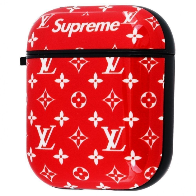 Supreme Logo LV Airpod Case — COP THAT