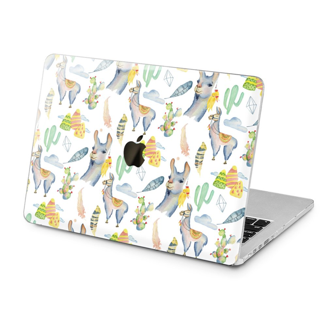 Чехол пластиковый для Apple MacBook (Нежные ламы) Air 13 A1369/A1466 ...
