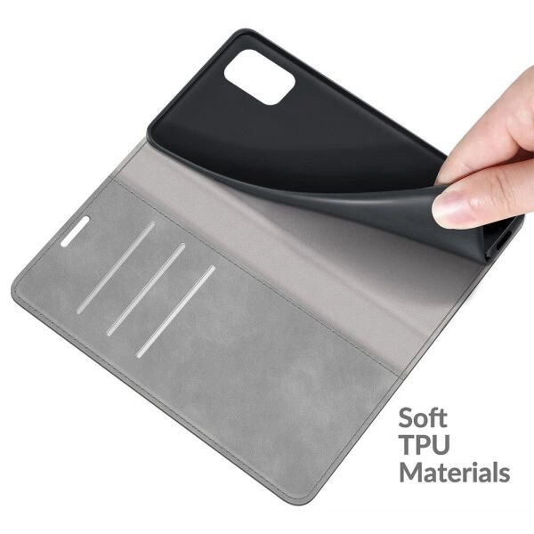 Чохол Deexe Core Wallet для ZTE Blade V2020 Smart - Grey - Фото 7 Чохол Deexe Core Wallet для ZTE Blade V2020 Smart - Grey - зображення 7