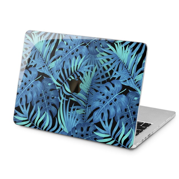 Чехол пластиковый для Apple MacBook (Голубая монстера) Pro 13 A1989 ...