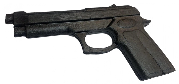 Пистолет резиновый, муляж, тренировочный 22см - изображение 2