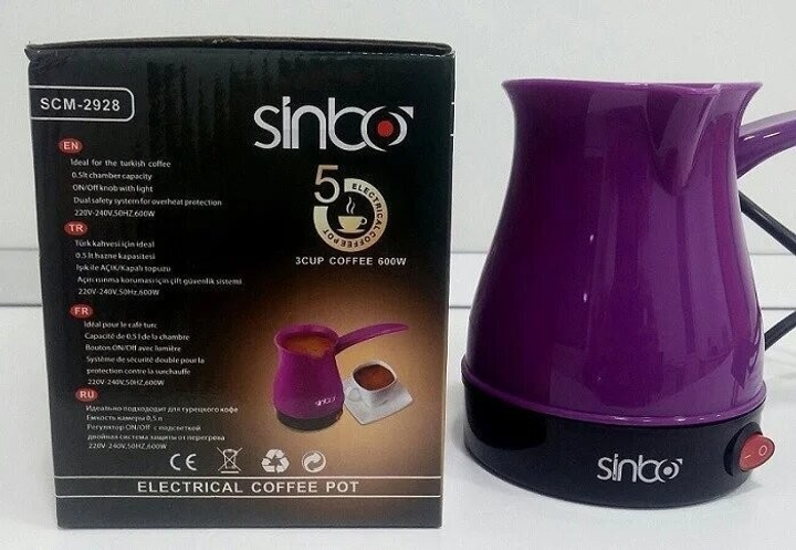 Turkish Coffee Maker, Electrical Cezve | Sinbo SCM 2928