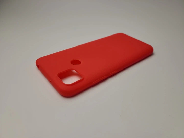 Чехол TPU Matte для Xiaomi Redmi 9C бампер красный - Фото 3 Чехол TPU Matte для Xiaomi Redmi 9C бампер красный - изображение 3