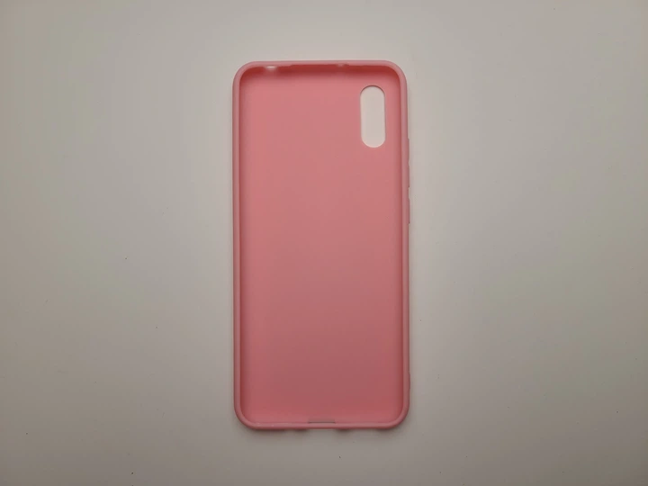 Чехол TPU Matte для Xiaomi Redmi 9A бампер розовый - Фото 2 Чехол TPU Matte для Xiaomi Redmi 9A бампер розовый - изображение 2