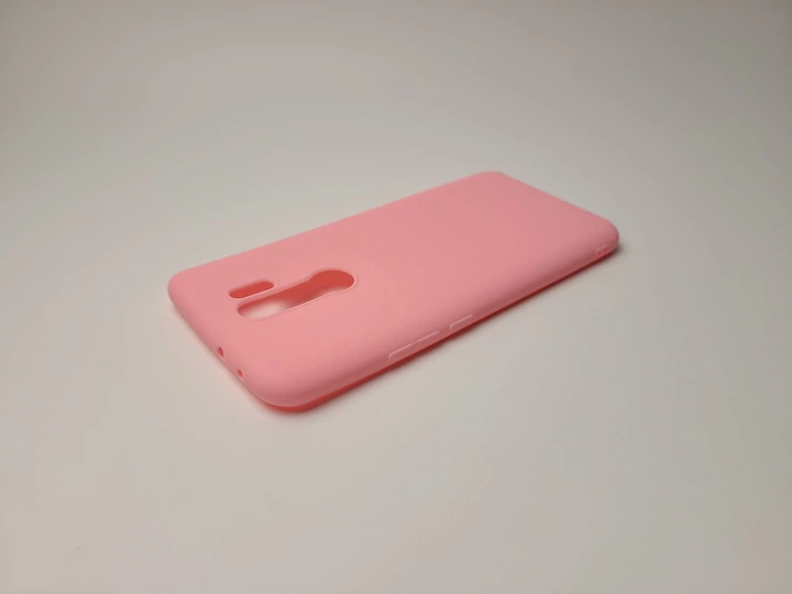 Чехол TPU Matte для Xiaomi Redmi 9 бампер розовый - Фото 3 Чехол TPU Matte для Xiaomi Redmi 9 бампер розовый - изображение 3