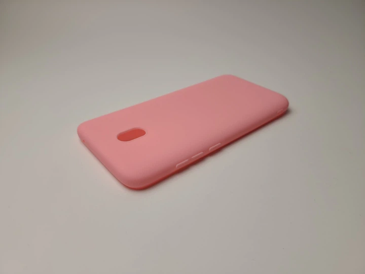 Чохол TPU Matte для Xiaomi Redmi 8A бампер рожевий - зображення 3