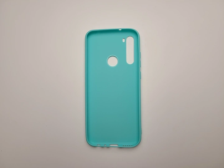 Чехол TPU Matte для Xiaomi Redmi Note 8T бампер бирюзовый - Фото 2 Чехол TPU Matte для Xiaomi Redmi Note 8T бампер бирюзовый - изображение 2