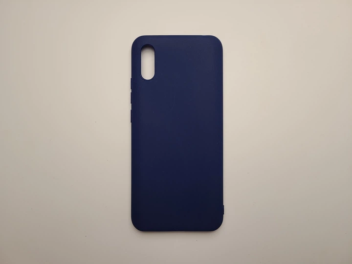 Чохол TPU Matte для Xiaomi Redmi 9A бампер синій - Фото 1 Чохол TPU Matte для Xiaomi Redmi 9A бампер синій - зображення 1