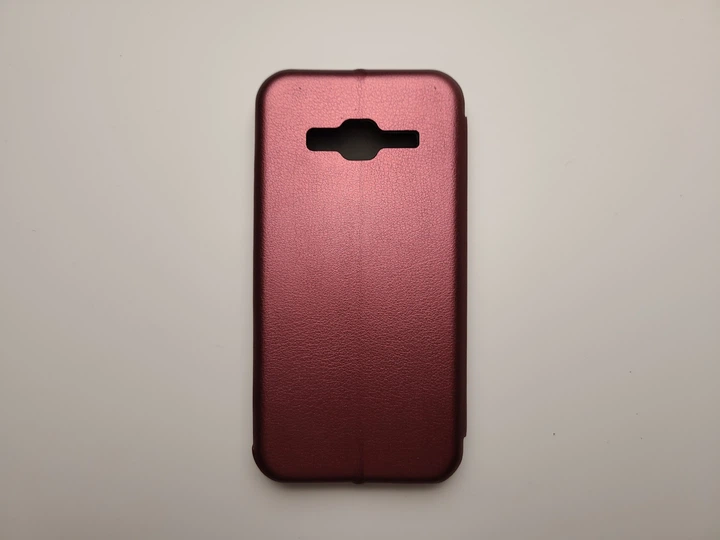 Чохол книжка Magnei для Samsung Galaxy J3 2016 (J320) на магніті бордовий - зображення 2