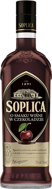 Настойка Soplica вишня в шоколаде 0.5 л 25% (5900471006165) - изображение 1