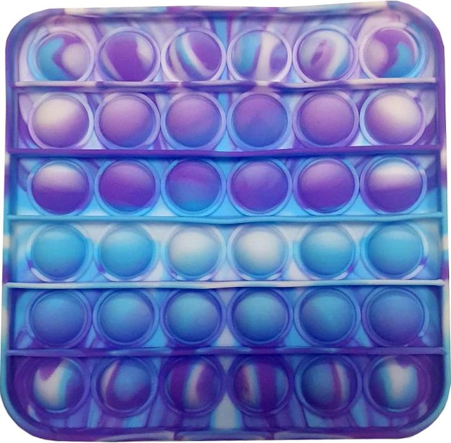 Игрушка антистресс Pop It Квадрат blue/violet (2000024321523) - изображение 1