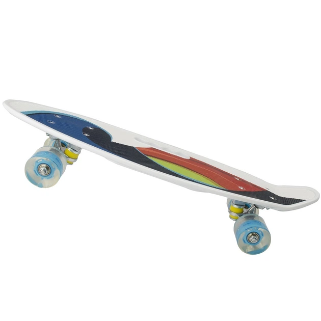 Білий пенні борд зі світними колесами і ручкою в деці Penny Board - Фото 9 Білий пенні борд зі світними колесами і ручкою в деці Penny Board - зображення 9