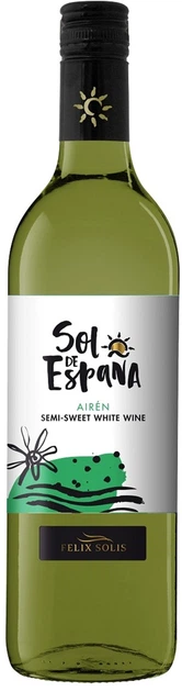 Вино Sol De Espana Айрен біле напівсолодке 0.75 л (8410702002004) - Фото 1 Вино Sol De Espana Айрен біле напівсолодке 0.75 л (8410702002004) - зображення 1