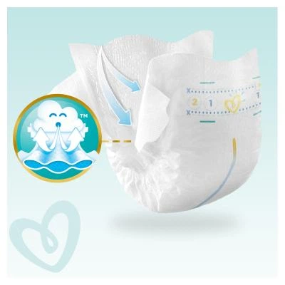 Подгузник Pampers Premium Care Mini Размер 2 (4-8 кг), 148 шт (4015400770275) - изображение 3