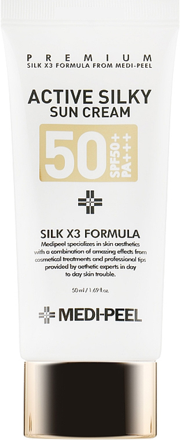 Солнцезащитный крем Medi-Peel Active Silky Sun Cream SPF50+/PA+++ 50 мл ...