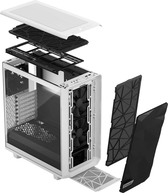 Obudowa Fractal Design Meshify 2 Compact Clear Tempered Glass White (FD-C-MES2C-05) - Zdjęcie 17 Obudowa Fractal Design Meshify 2 Compact Clear Tempered Glass White (FD-C-MES2C-05) - obraz 17