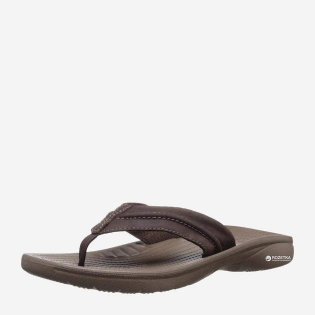 Klapki japonki męskie Crocs Yukon Mesa Flip M 202594-23B-M12 46-47 28.8 cm Brązowe (887350750324) - obraz 2