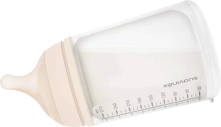 Butelka antykolkowa Suavinex Zero 270 ml Smoczek średni przepływ (304592) - obraz 2