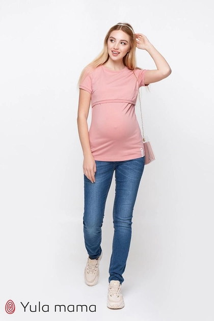 Стильные джинсы для беременных Юла Мама Nicolle XS синий (DM-39.031) 