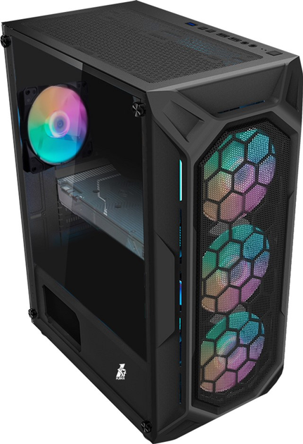 Корпус 1stPlayer X6-3G6P-1G6 Black - изображение 2
