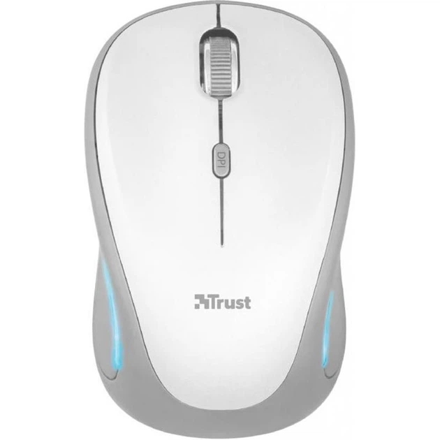 Мышь беспроводная Trust Yvi FX (22335) White USB - изображение 4