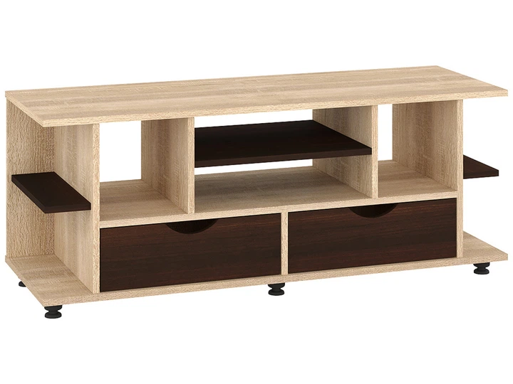 Тумба под ТВ Приора Пехотин Дуб Сонома + Орех – низкие цены, кредит ...