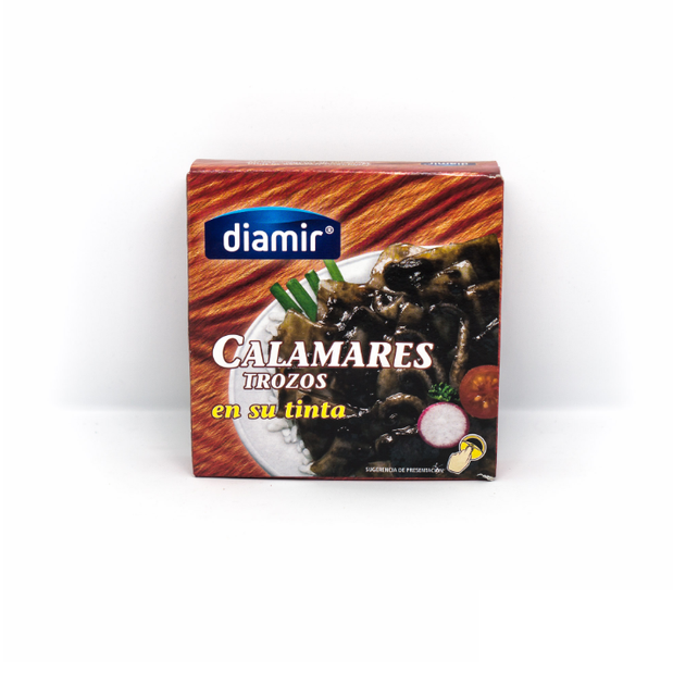 Консерви кальмари у власних чорнилі Diamir Calamares trozzo En Tinta 266г/168г (Іспанія) - зображення 5