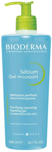 Гель Bioderma Sebium Очищающий 500 мл (3401399277092) – купить онлайн ...