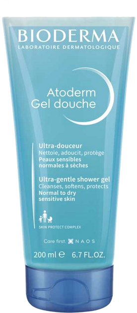 Акція на Гель для душу Bioderma Atoderm Gentle Shower Gel для сухої та чутливої шкіри 200 мл від Rozetka