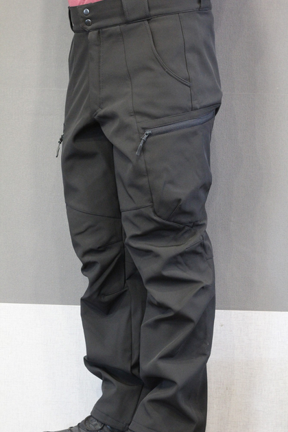 Тактичні штани Tactic softshell Urban Чорний розмір XXL (su001-xxl) - зображення 2