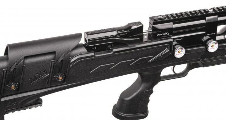 Пневматическая PCP винтовка Aselkon MX8 Evoc Black кал. 4.5 - изображение 2