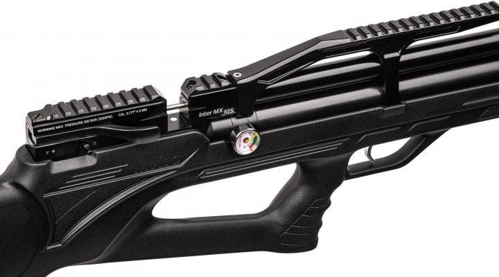 Пневматична PCP гвинтівка Aselkon MX10-S Black кал. 4.5 - зображення 2