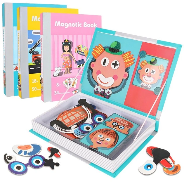Магнітна книга Bellami Toys 12 облич-типажів 12 карт 67 аксесуарів (T203) - Фото 3 Магнітна книга Bellami Toys 12 облич-типажів 12 карт 67 аксесуарів (T203) - зображення 3