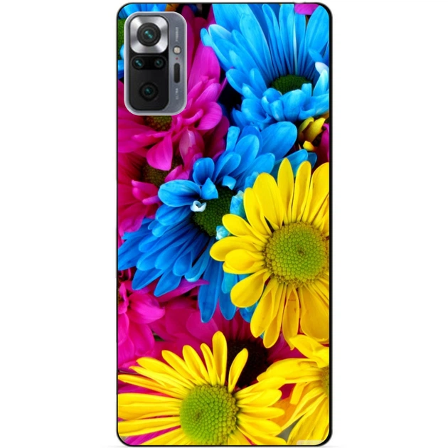 Силиконовый бампер чехол Candy для Xiaomi Redmi Note 10 Pro с рисунком Хризантемы - Фото 1 Силиконовый бампер чехол Candy для Xiaomi Redmi Note 10 Pro с рисунком Хризантемы - изображение 1