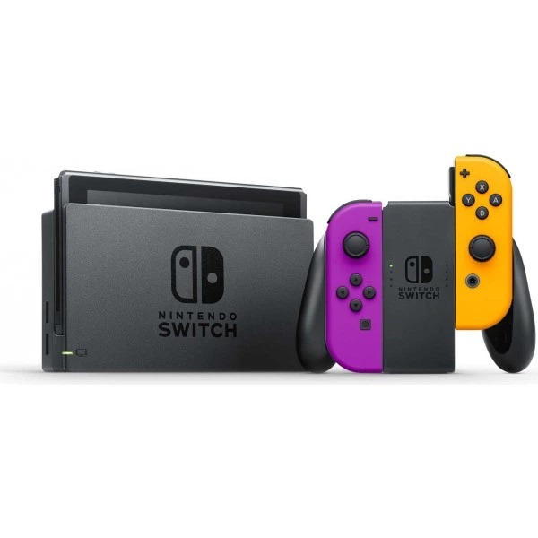 Nintendo Switch Neon Purple-Orange (Upgraded version) – фото
