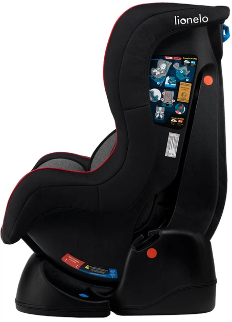 Автокресло Lionelo Liam Plus 0-18 кг Черное (LO.A.LI08) (5902581656742) - изображение 5