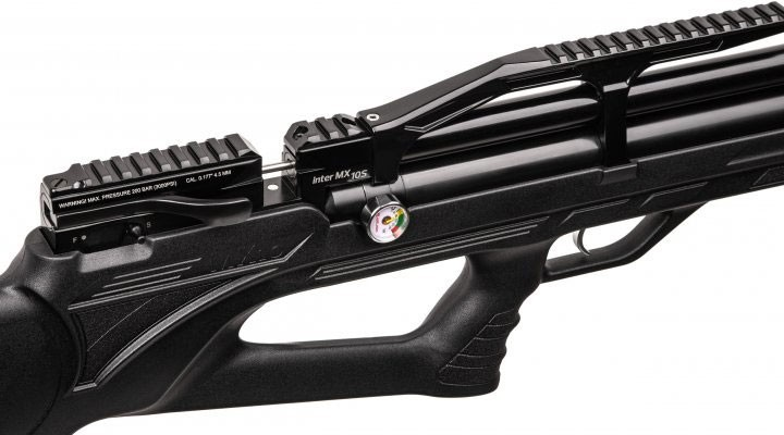 Пневматическая PCP винтовка Aselkon MX10-S Black кал. 4.5 + Насос высокого давления для PCP в подарок - изображение 3