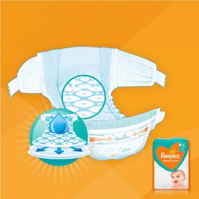 Підгузник Pampers Sleep & Play Maxi Розмір 4 (9-14 кг), 68 шт (4015400203551). 47918 - зображення 5