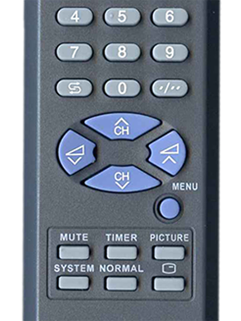 Пульт HUAYU RM-638G для телевизоров Sharp (1552) - изображение 4