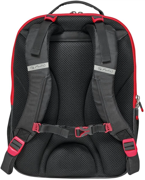 Рюкзак шкільний Herlitz Ultimate Black Red чорний (4008110256962) - зображення 4