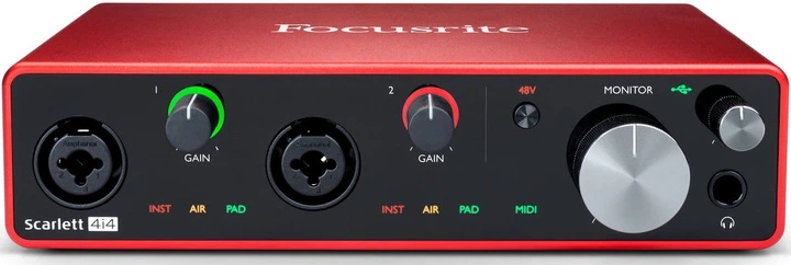 DTM・DAW Focusrite Scarlett 4i4 3rd Gen Scarlett 4i4 [3rd Gen] | Focusrite
