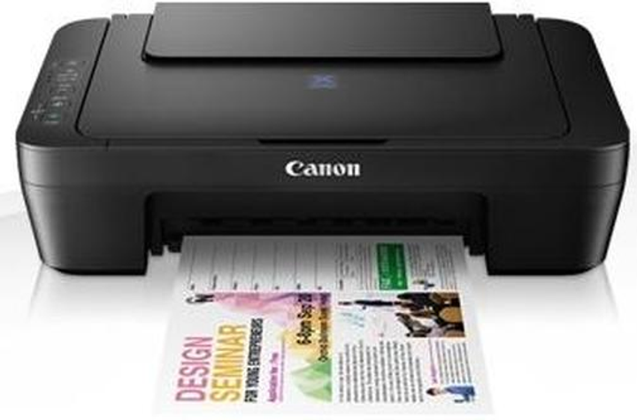 Цветной принтер сканер ксерокс Canon PIXMA E414 МФУ струйный компактный ...